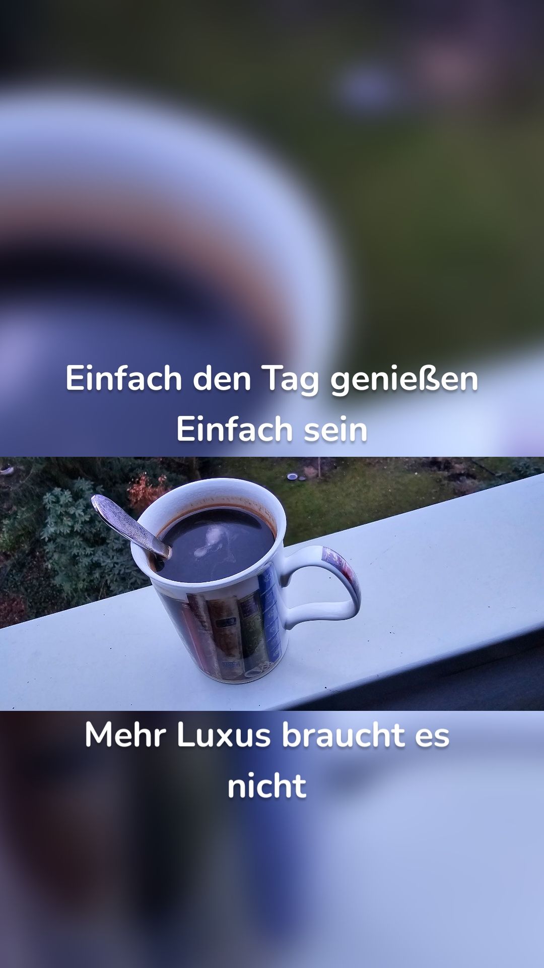 Einfach den Tag genießen
Einfach sein Mehr Luxus braucht es nicht
