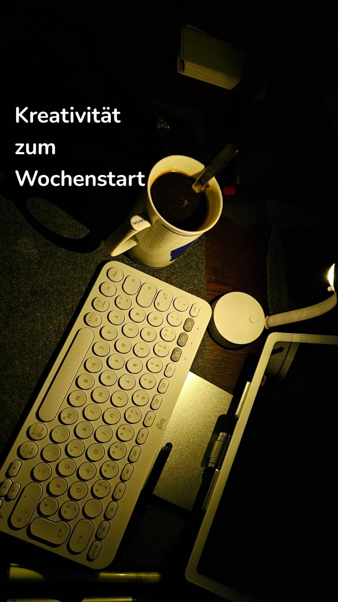 Kreativität
zum 
Wochenstart